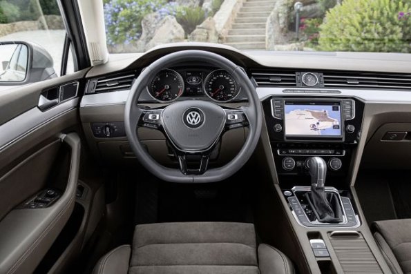 The Cockpit of the Volkswagen Passat 