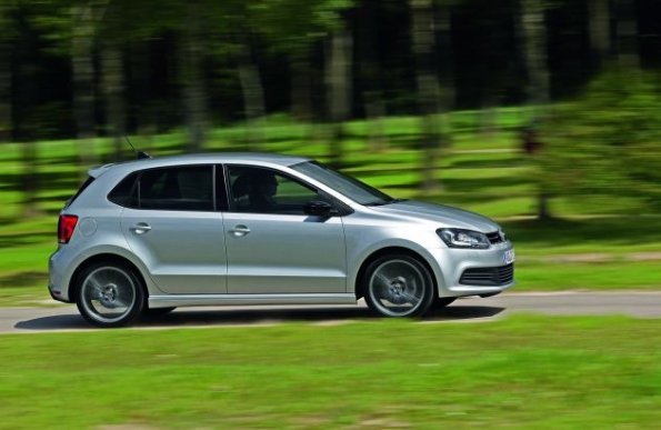 Die Silhouette des Volkswagen Polo Blue GT