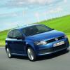 Die Front- und Seitenansicht des Volkswagen Polo Blue GT