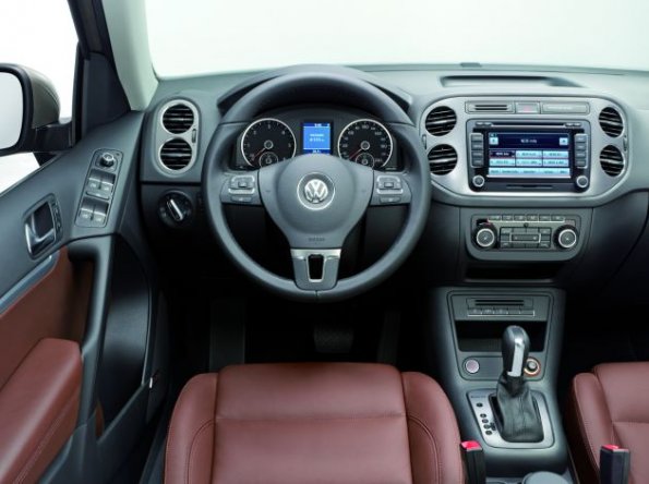 Das Cockpit im Volkswagen Tiguan