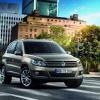 Front- und Seitenpartie des Volkswagen Tiguan