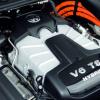 Ein Blick auf den V6 TSI-Motor 245 kW 333 PS mit integriertem E-Motor im Volkswagen Touareg Hybrid