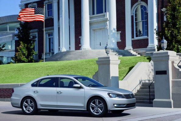 Seitenansicht des Volkswagen US-Passat