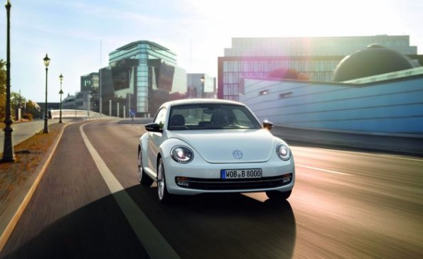 Frontpartie des neuen VW Beetle