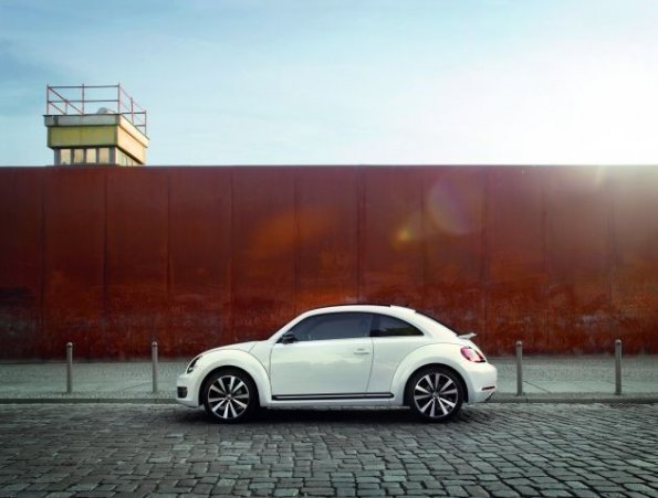 Die Silhouette des neuen VW Beetle