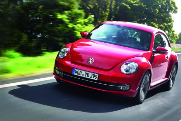 Der VW Beetle 2012 in der Frontansicht 