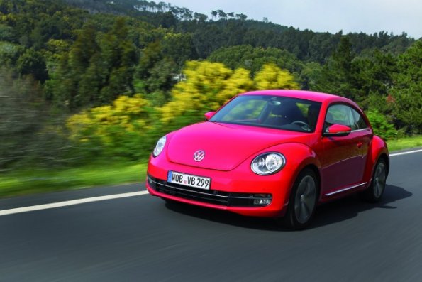 Frontansicht des VW Beetle 2012