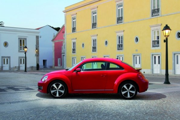 Die Silhouette des VW Beetle 2012