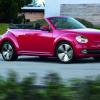 <p>Front- und Seitenansicht des VW Beetle Cabriolet</p>