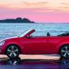 <p>Das Profil des VW Beetle Cabriolet  mit geöffnetem Verdeck</p>