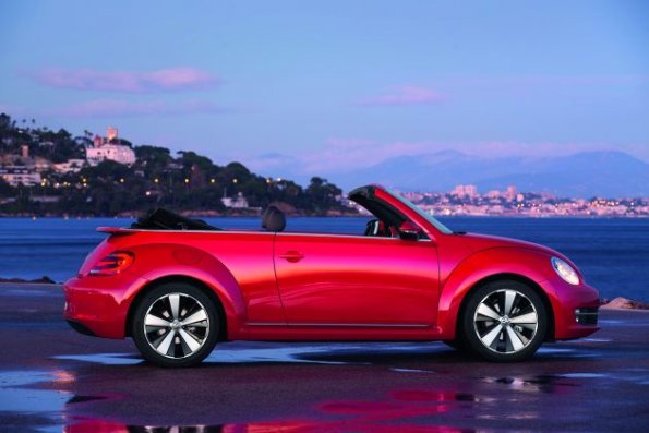 Das VW Beetle Cabriolet  in der Seitenansicht