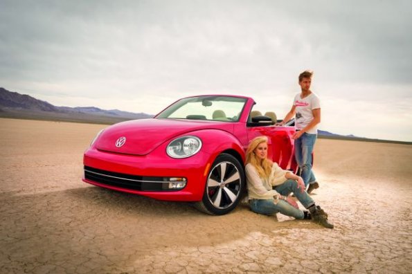 Die Frontpartie des VW Beetle Cabriolet