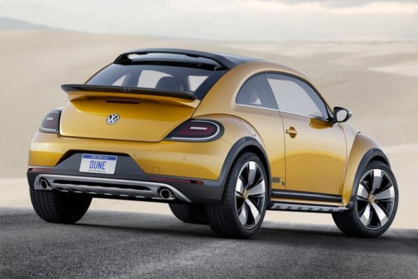 Heckansicht des VW Beetle Dune