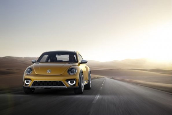 Die Frontansicht des VW Beetle Dune