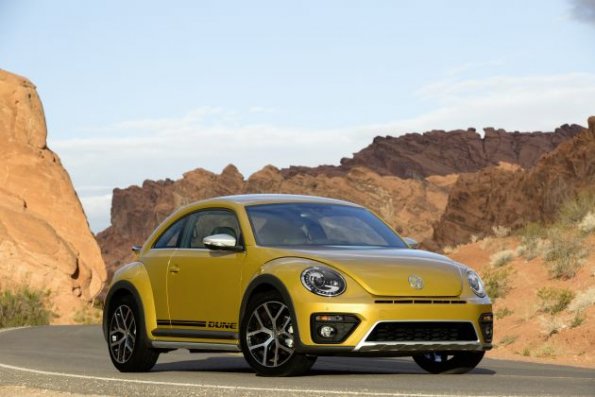 Frontpartie des VW Beetle Dune