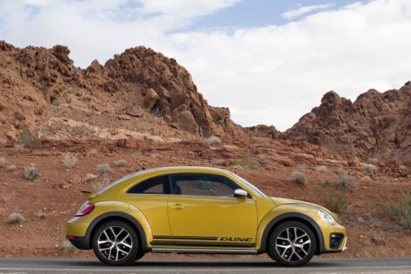 Die Silhouette des VW Beetle Dune