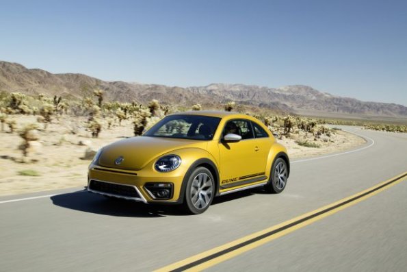 Frontpartie des VW Beetle Dune