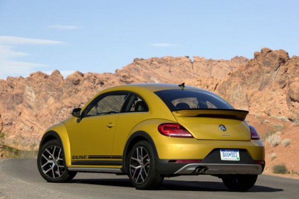 Seitenpartie des VW Beetle Dune