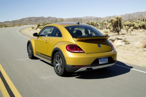 Heckpartie des VW Beetle Dune