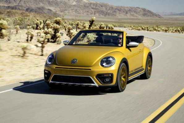 Fahrzeugfront des VW Beetle Dune Cabriolet