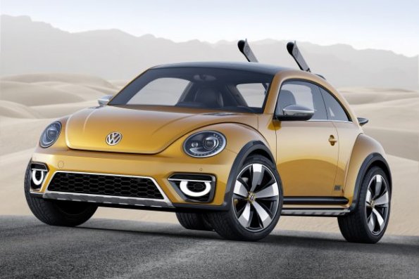 Die Frontpartie am VW Beetle Dune