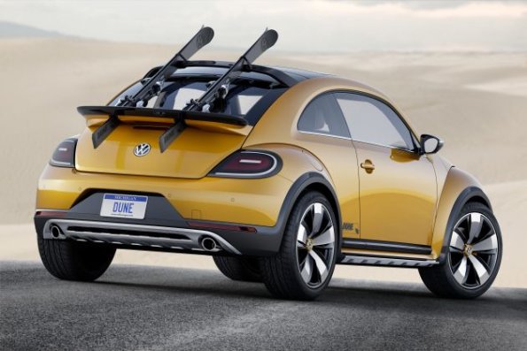 Die Heckpartie des VW Beetle Dune