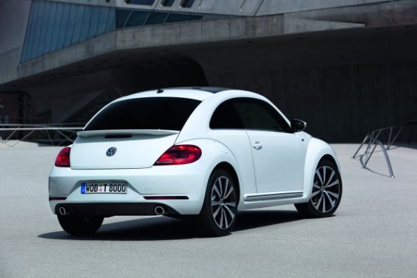 Die Heckansicht des VW Beetle R-Line