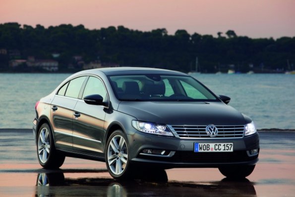 Die Frontansicht des VW CC