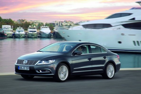 Eine Außenaufnahme des VW CC