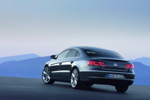 Die Heckpartie des VW CC