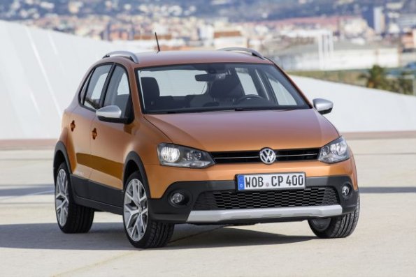 Die Frontpartie des VW Cross Polo