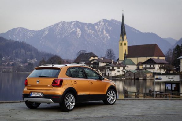 Heckpartie des VW Cross Polo 