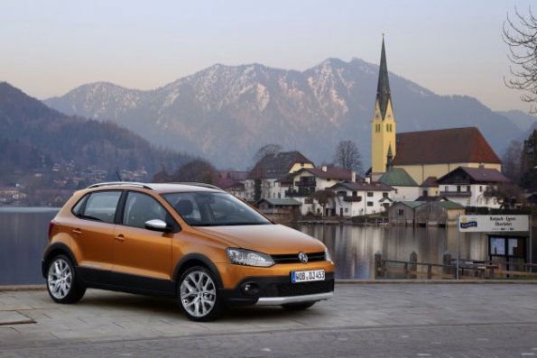 Front- und Seitenansicht des VW Cross Polo 