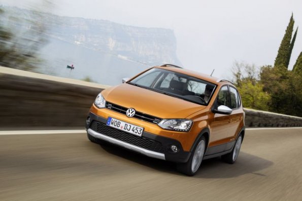 Die Front des VW Cross Polo 