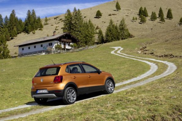 Heckpartie des VW Cross Polo 