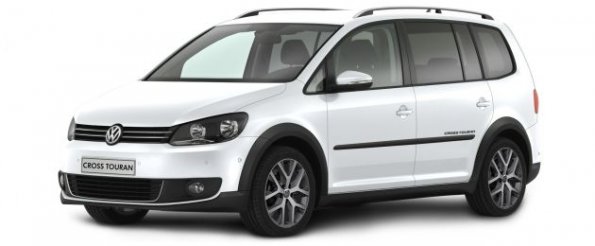 Die Frontpartie am VW Cross Touran