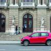 <p>Seitenansicht des VW Cross up!</p>