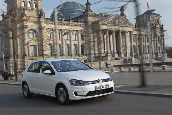 Die Frontpartie des VW E-Golf