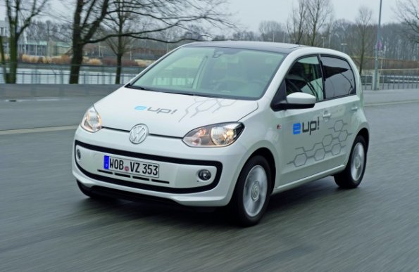 Der VW e-up! in der Frontansicht 