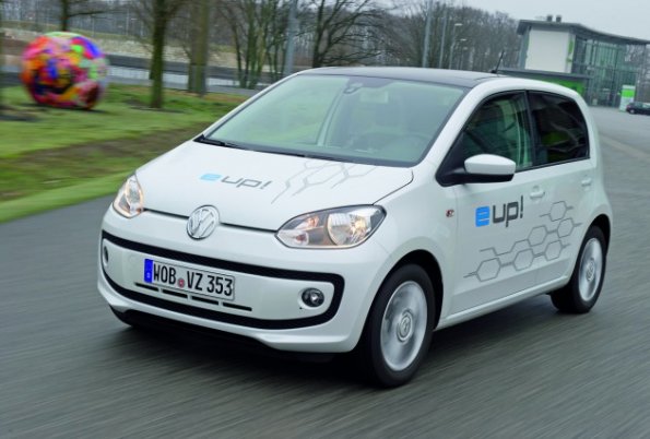 Die Frontansicht des VW e-up!