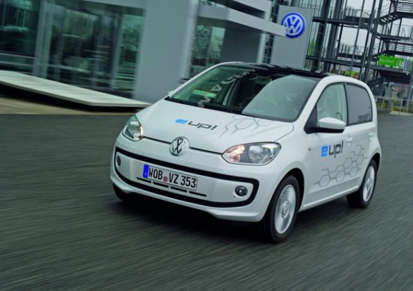 Die Frontpartie des VW e-up!