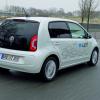 Die Aufnahme zeigt die Heckpartie des VW e-up!