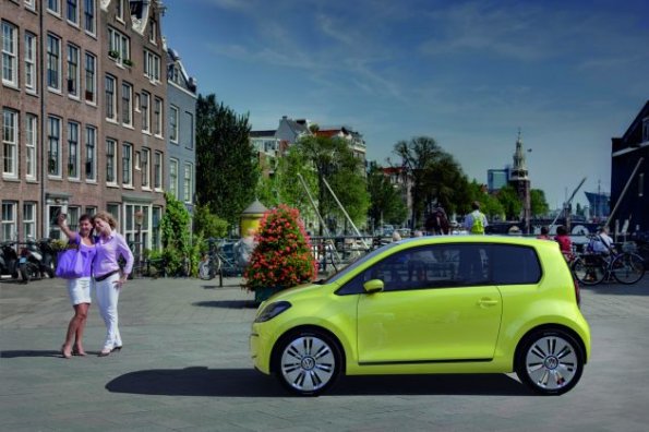 Seitenansicht des VW E-Up!