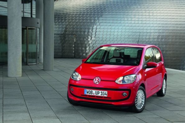 Die Frontpartie des VW eco up!