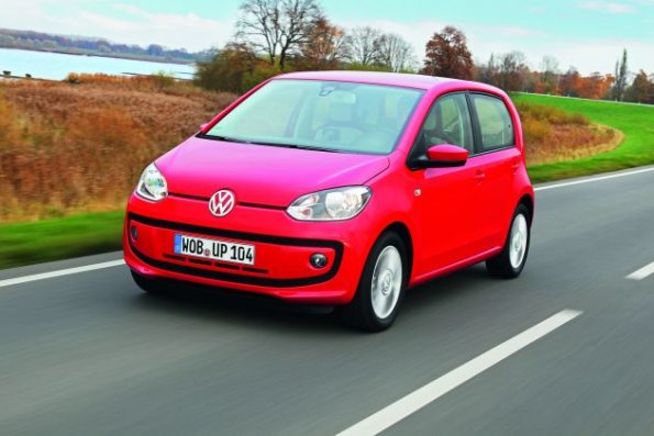 Die Fahrzeugfront des VW eco up!