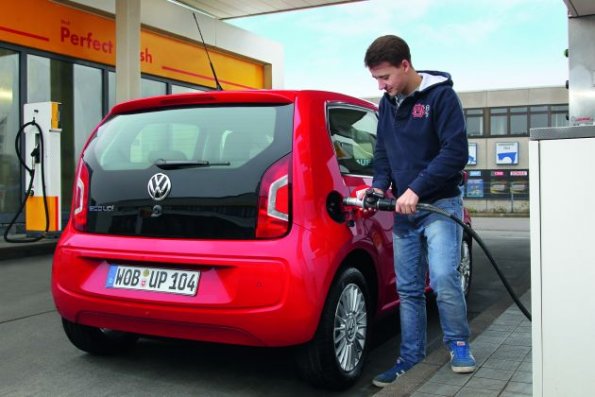 Gas tanken beim VW eco up!