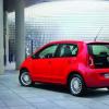 Heck- und Seitenpartie des VW eco up!