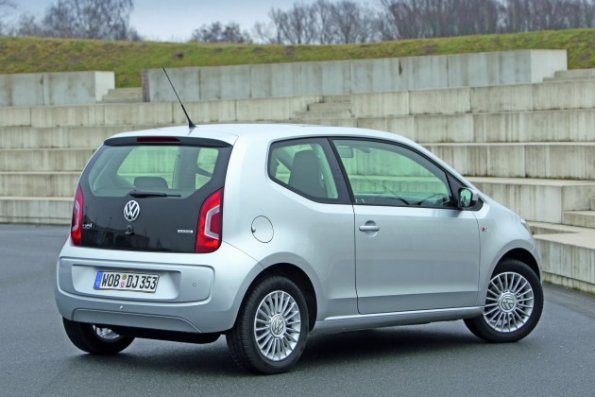 Die Heckpartie des VW eco up!