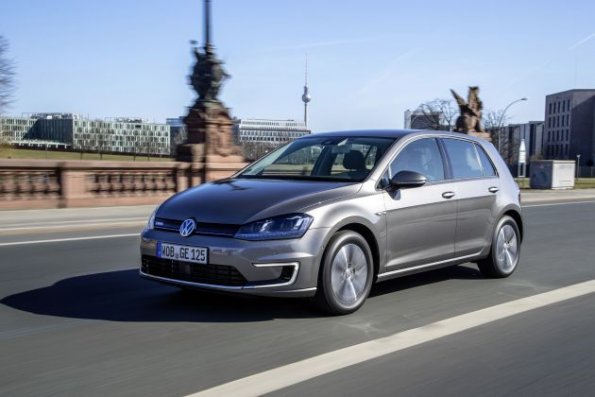 Frontansicht des VW eGolf