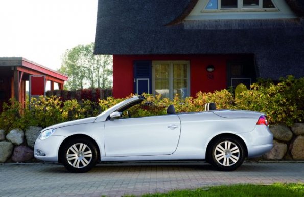 Seitenansicht des VW Eos